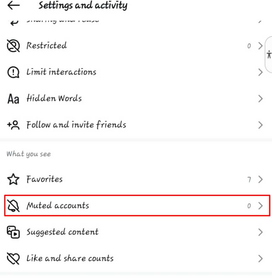 Unmute from Instagram settings Unmute from Instagram settings