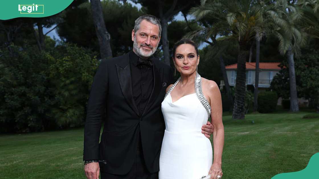 Peter Hermann and Mariska Hargitay at Hotel du Cap-Eden-Roc