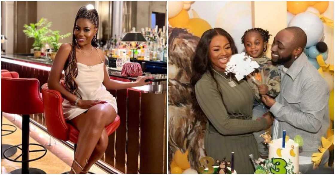 Nigerian singer Davido with Sophia, Chioma and late Ifeanyi Nigerian singer Davido with Sophia, Chioma and late Ifeanyi