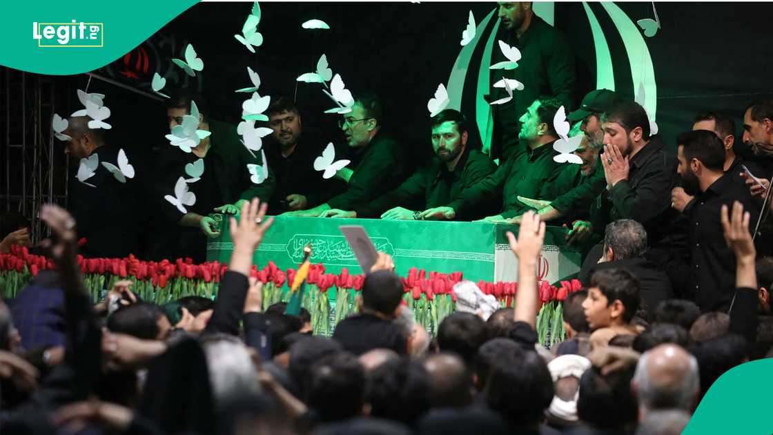 Yadda aka dauko gawar Ayatollah Ali Khamenei