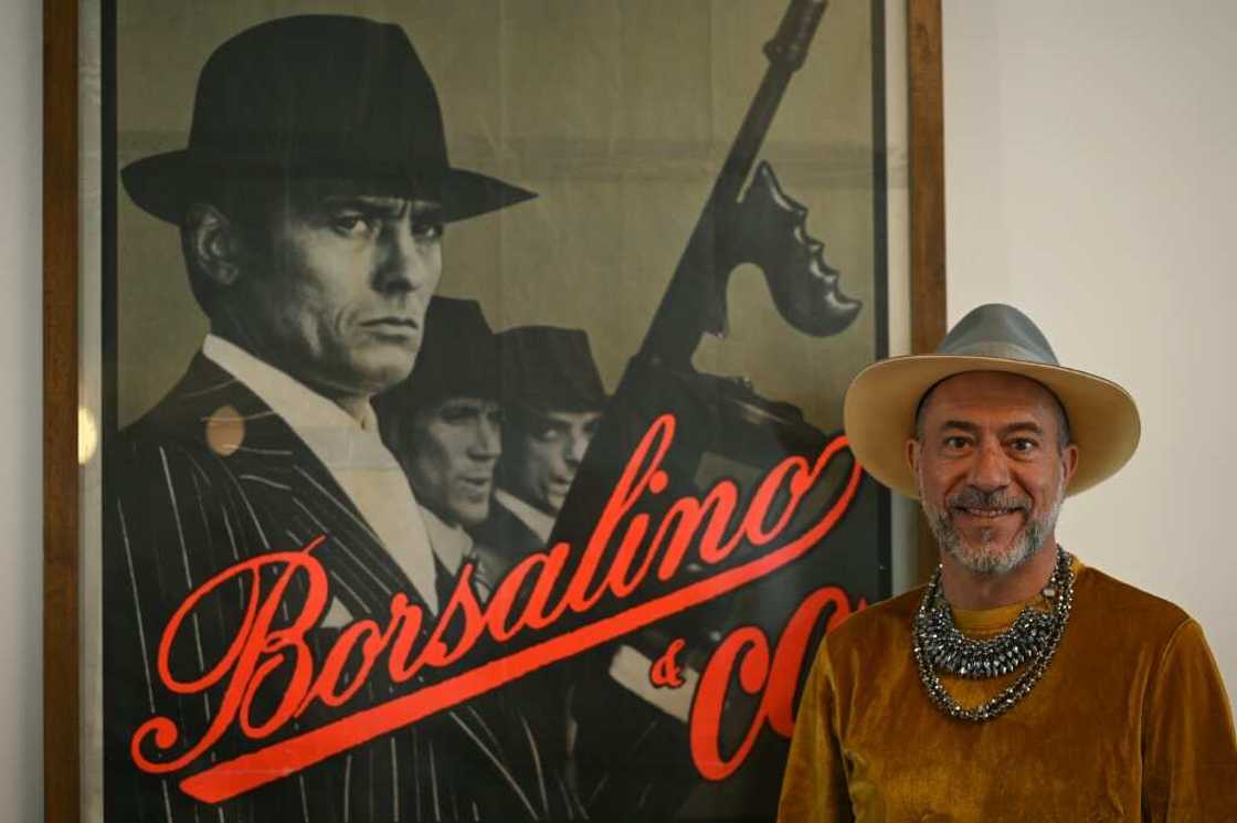 Alain Delon is one of the many movie stars to have worn a Borsalino