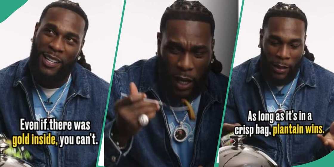 Video of Burna Boy salivating over Plantain trends Video of Burna Boy salivating over Plantain trends
