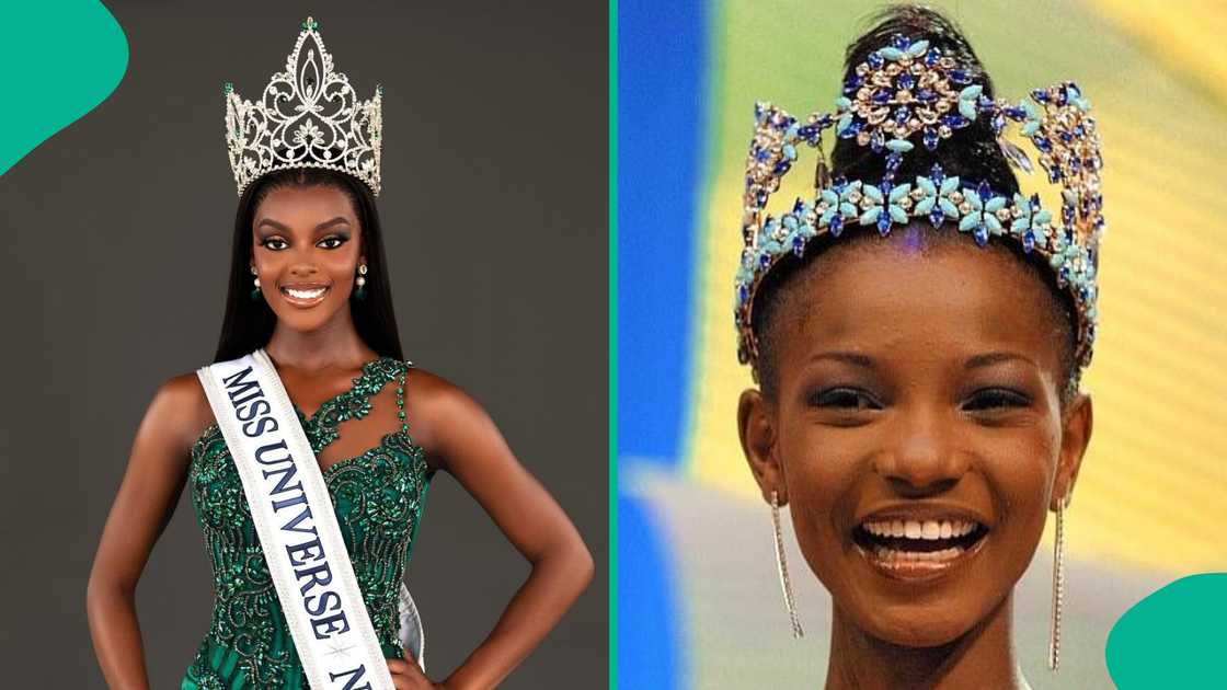 Nigerians celebrate Agbani Darego, Chidimma Adetshina. Nigerians celebrate Agbani Darego, Chidimma Adetshina.