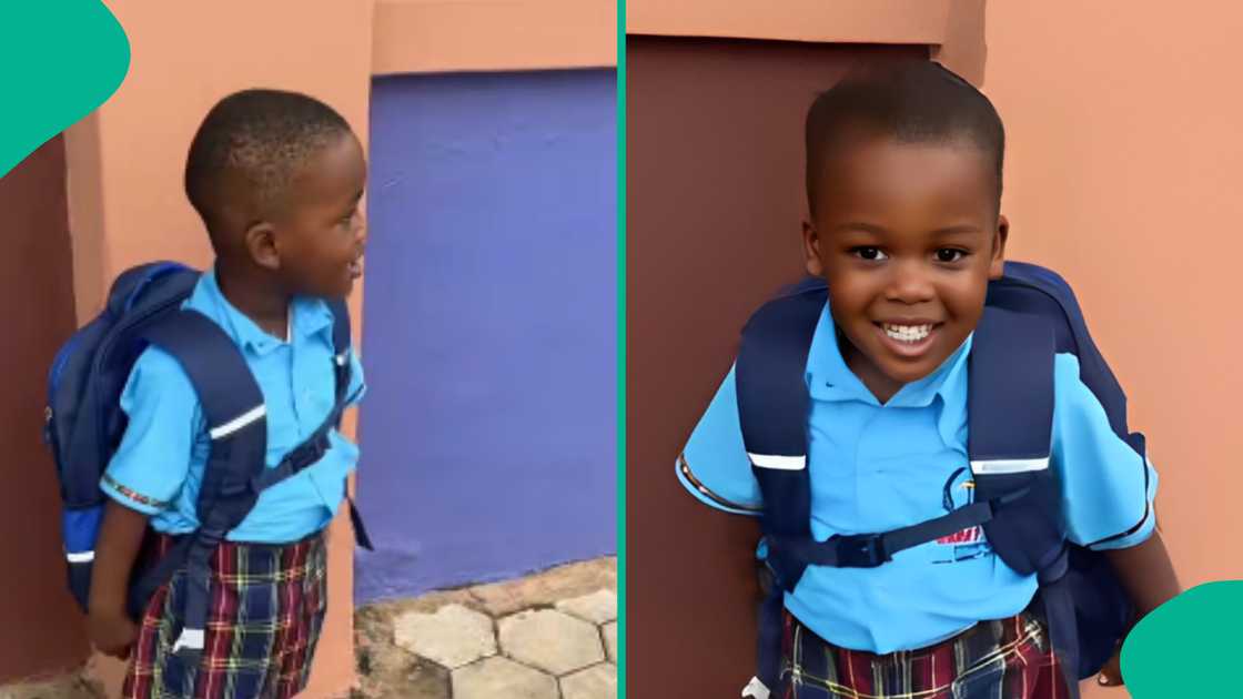 Mother shares video of her son who was asked to repeat a class.