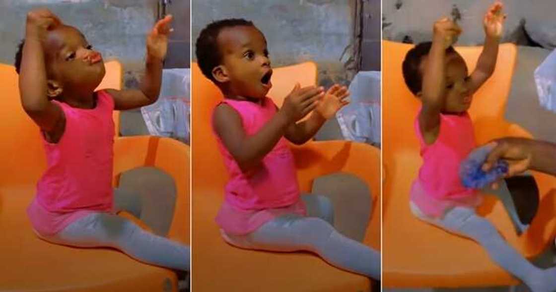 Little girl gossips with grandma. Little girl gossips with grandma.