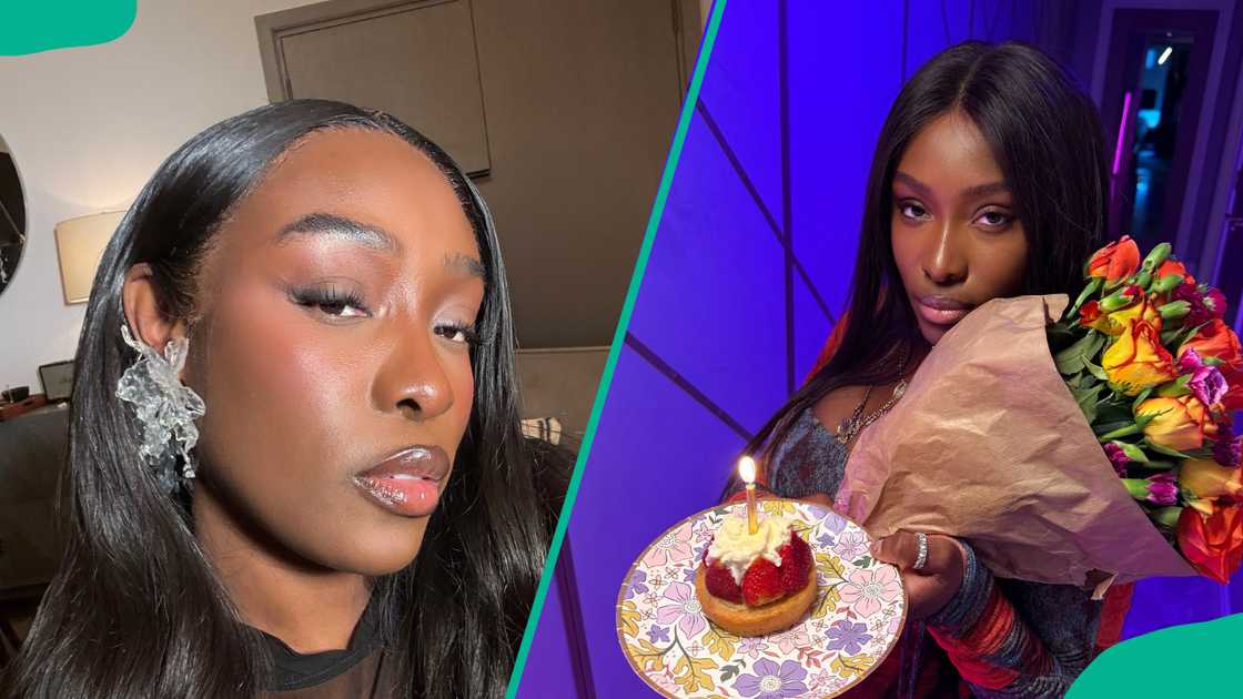 Tolani shows off her makeup and she celebrates her birthday