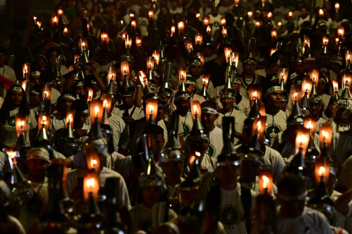 Demonstrators demanded forest protection and global climate responsibility during COP30 in Belem, Brazil, a UN climate conference that one nonprofit group warned featured more than 1,000 fossil fuel lobbyists and energy industry leaders