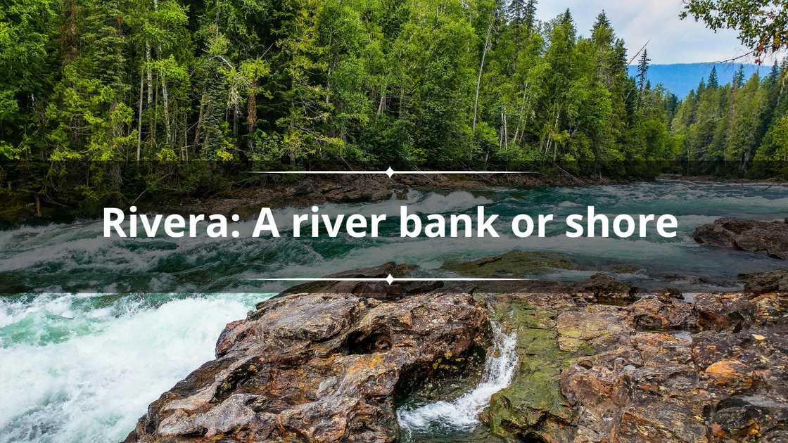 A time-lapse caption of a body of water