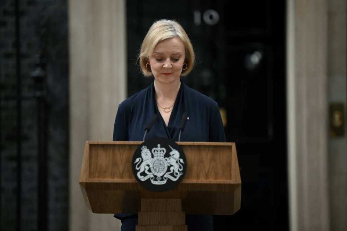 Truss announced her resignation on October 20