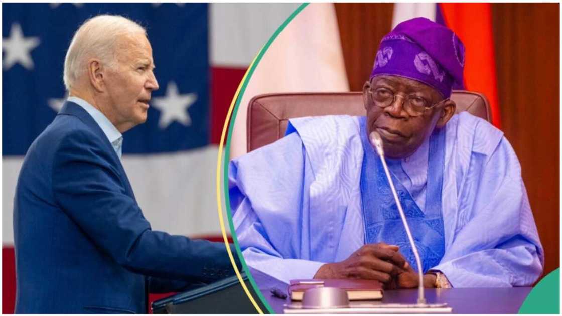 US President Joe Biden called President Bola Tinubu for 30 minutes at 4pm Nigerian time over released of Binance finance manager and other issue. US President Joe Biden called President Bola Tinubu for 30 minutes at 4pm Nigerian time over released of Binance finance manager and other issue.