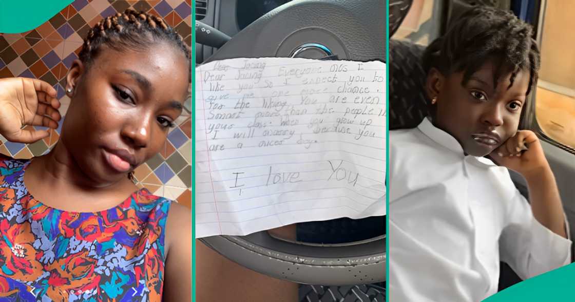 Young Girl in Primary 3 Girl Writes Love Letter to Boy in School, Many React to Her Choice of Words