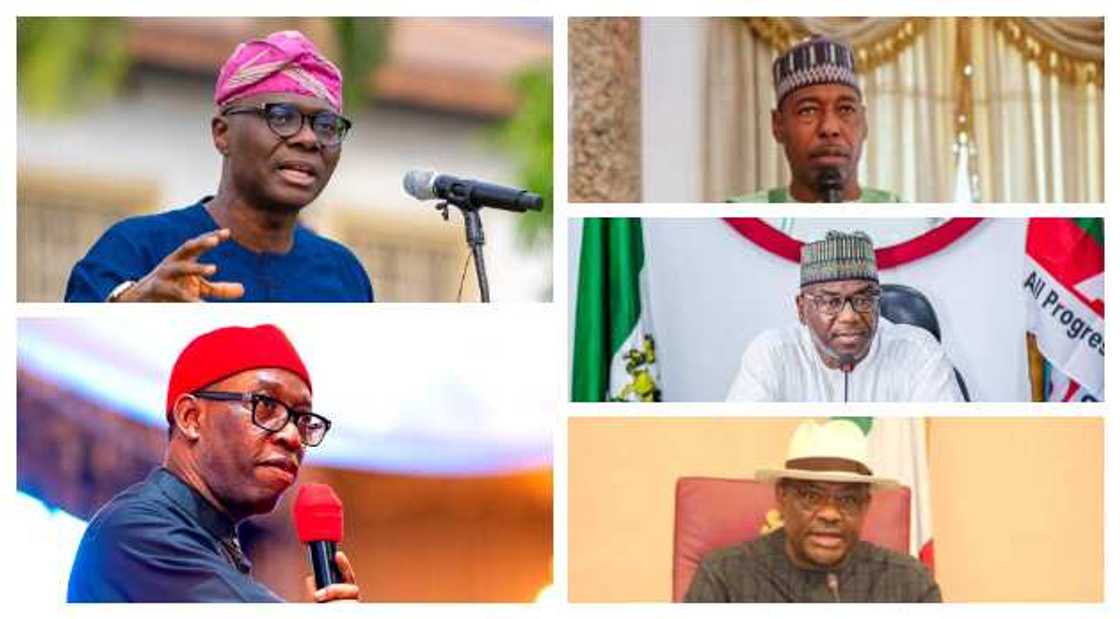 Best five governors Best five governors