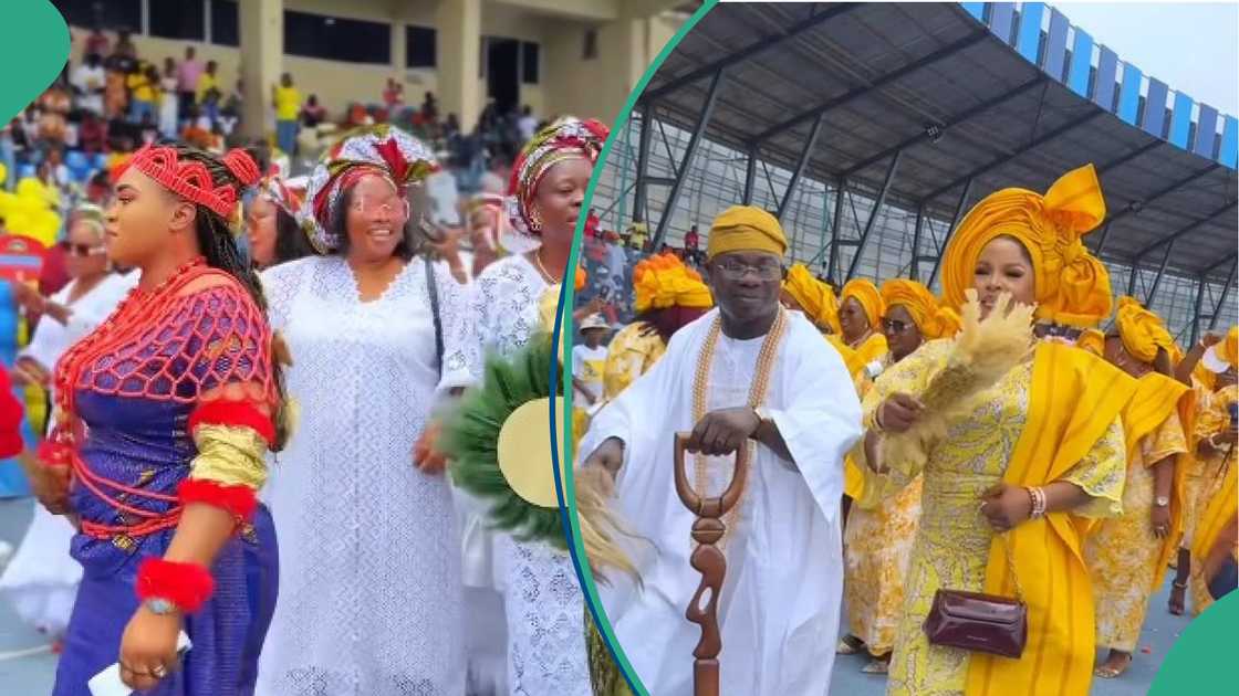 Dee Omo Woli spotted among parading parents