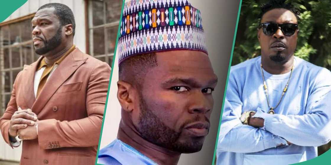 50 Cents on set of series Power and Eedris Abdulkareem 50 Cents on set of series Power and Eedris Abdulkareem