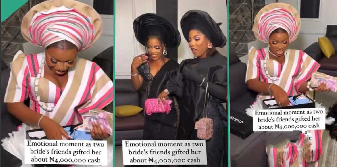 Bride gets N4 million wedding gift. Bride gets N4 million wedding gift.