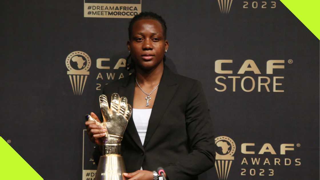 Chiamaka Nnadozie have been named CAF women's goalkeeper of the year for 2024