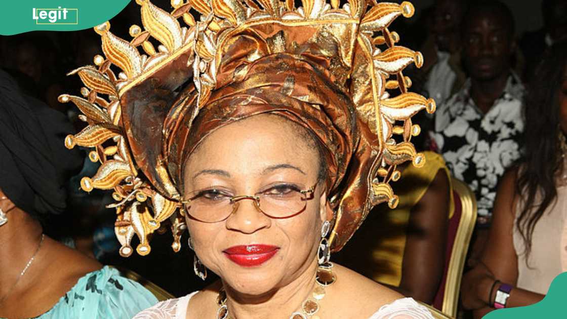 Folorunsho Alakija at Iko Hotel and Suites in Lagos, Nigeria Folorunsho Alakija at Iko Hotel and Suites in Lagos, Nigeria