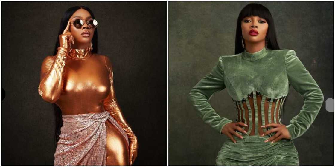 Photos of media personality Toke Makinwa. Photos of media personality Toke Makinwa.