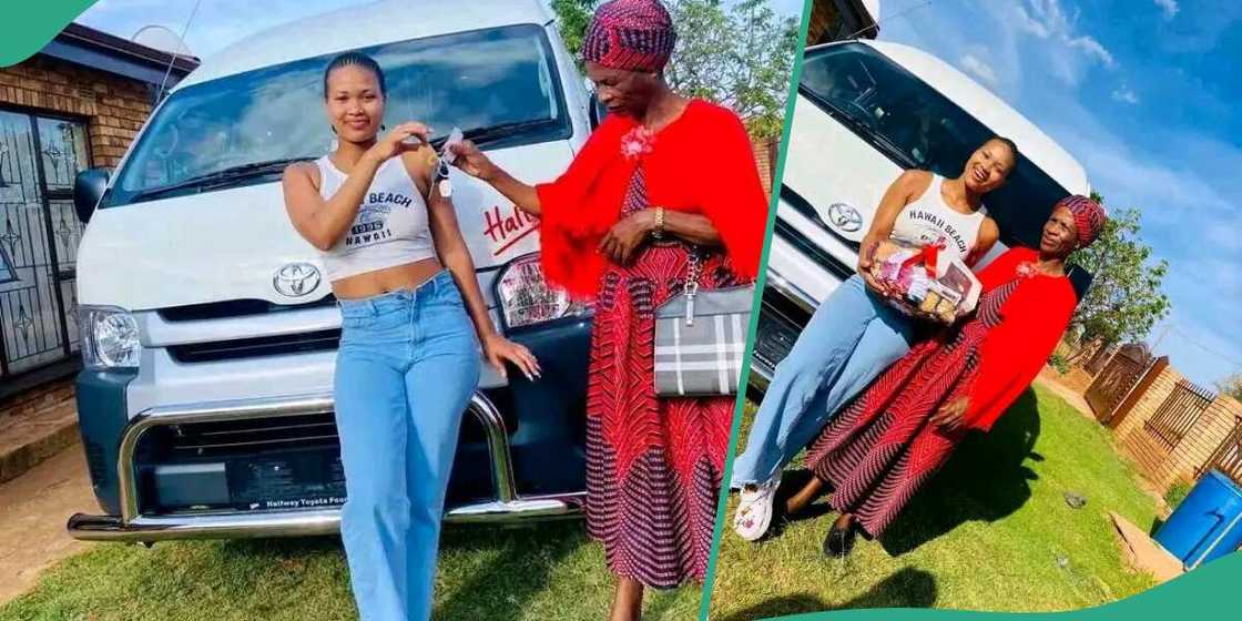 Grandmother gives her granddaughter 15-seater bus as birthday gift Grandmother gives her granddaughter 15-seater bus as birthday gift