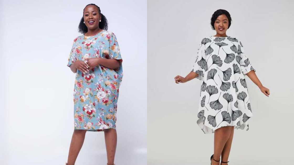 Medium sleeved floral gowns Medium sleeved floral gowns