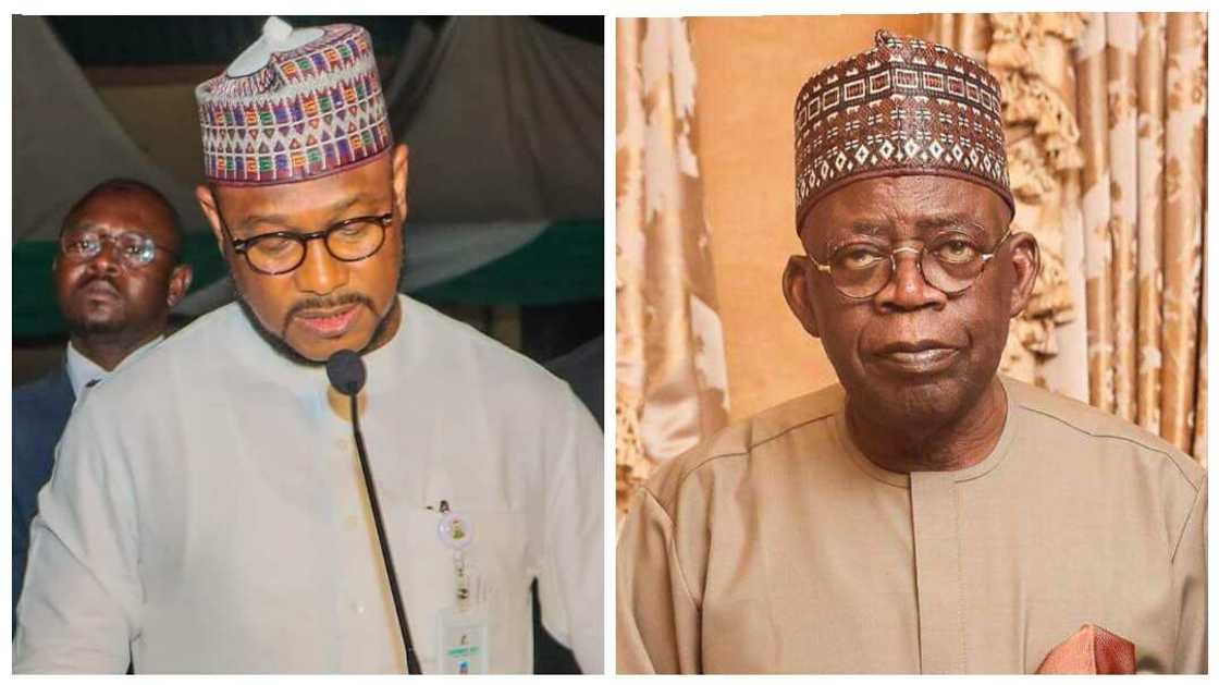 Gwamna Dauda Lawal da Bola Tinubu. Gwamna Dauda Lawal da Bola Tinubu.