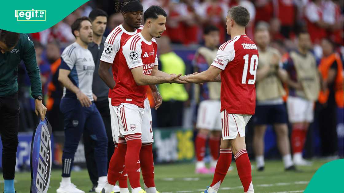 Gabriel Martinelli and Leandro Trossard during the 2026 UCL final. Photo by MAURICE VAN STEEN Gabriel Martinelli and Leandro Trossard during the 2026 UCL final. Photo by MAURICE VAN STEEN