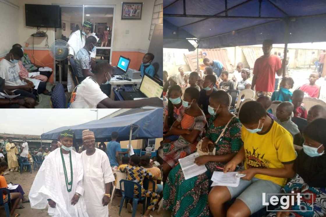 Candidates get free NIN registration in Lagos.