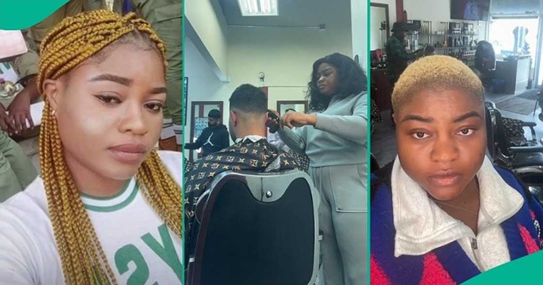 Talented female barber leaves Nigeria to continue profession in Canada Talented female barber leaves Nigeria to continue profession in Canada