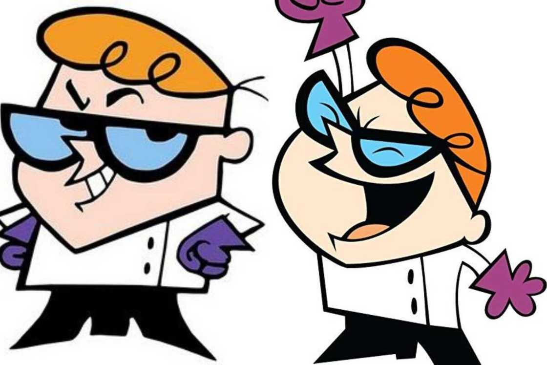 Nerdy cartoon characters with glasses Nerdy cartoon characters with glasses