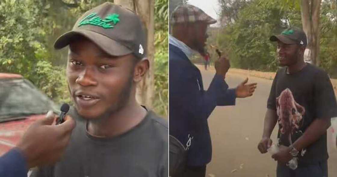 Man speaks with British accent Man speaks with British accent
