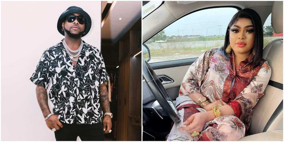 Bobrisky tried to gain Davido's attention Bobrisky tried to gain Davido's attention