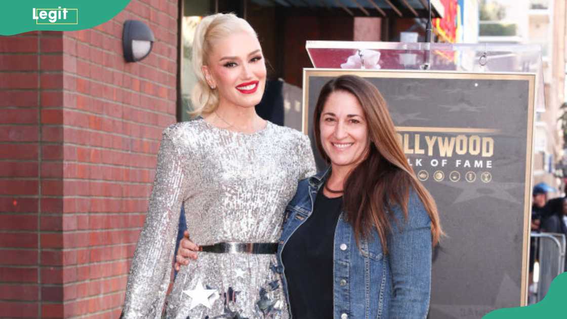 Gwen Stefani and Jill Stefani at the star ceremony Gwen Stefani and Jill Stefani at the star ceremony