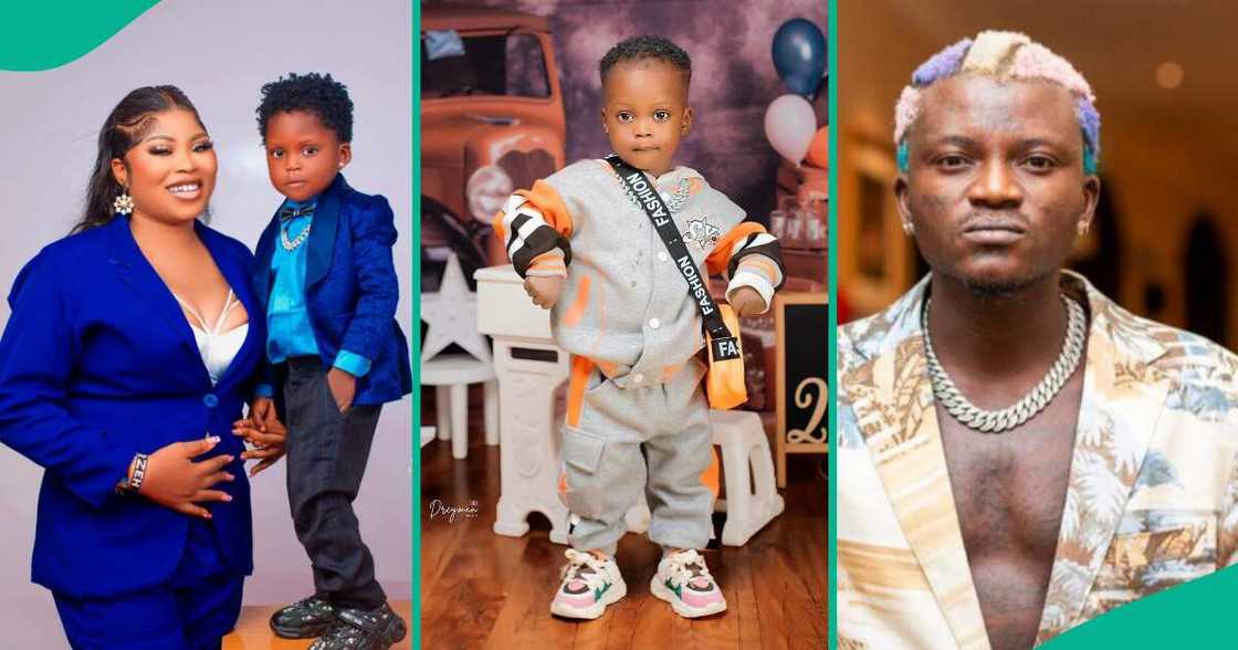 Portable's wife thanks other wives for wishing son happy birthday. Portable's wife thanks other wives for wishing son happy birthday.