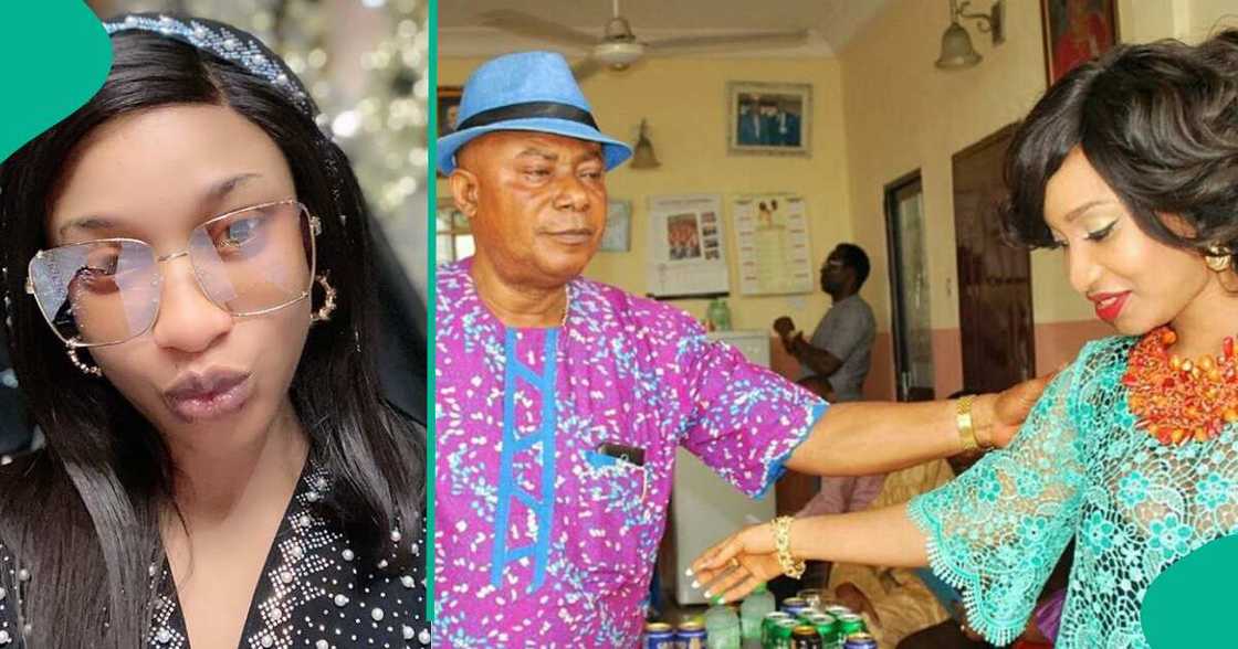 Tonto Dikeh's dad clocks 76. Tonto Dikeh's dad clocks 76.
