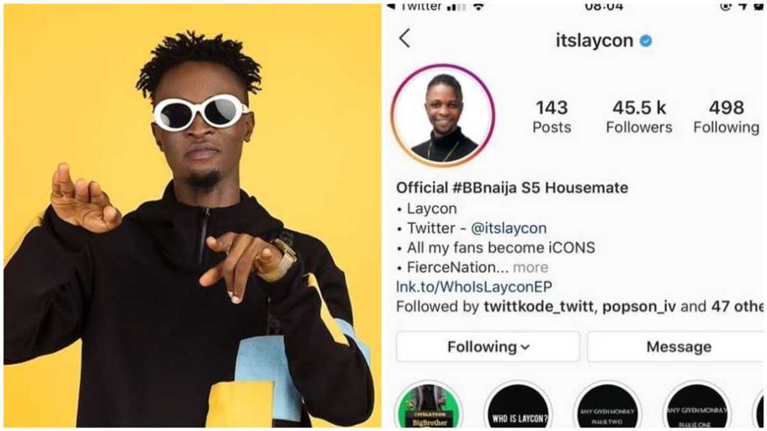 BBNaija: Laycon becomes first housemate to be verified by Instagram BBNaija: Laycon becomes first housemate to be verified by Instagram