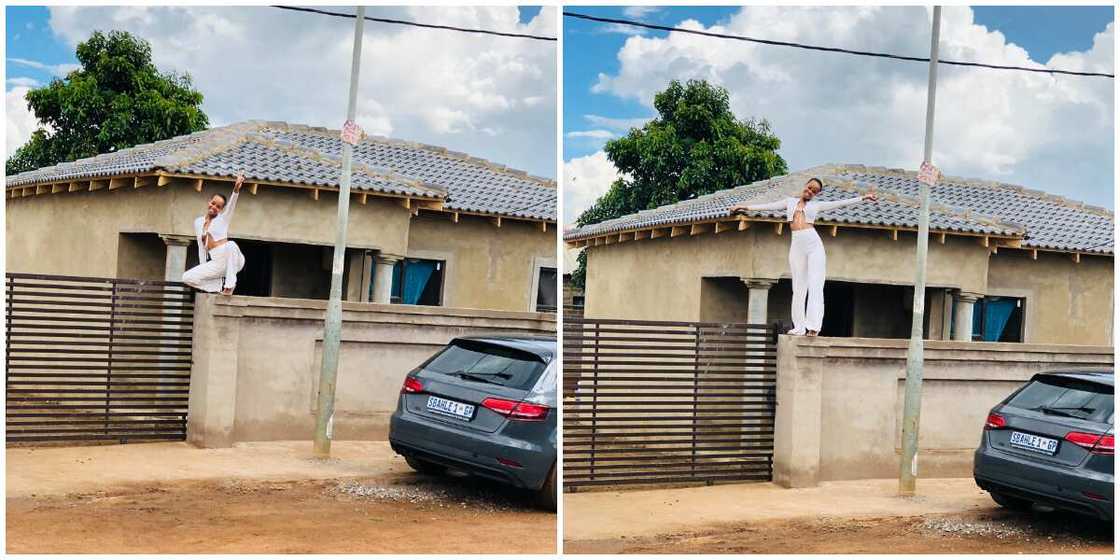 Young lady shows off house she is building for her mum, photos stir huge reactions Young lady shows off house she is building for her mum, photos stir huge reactions