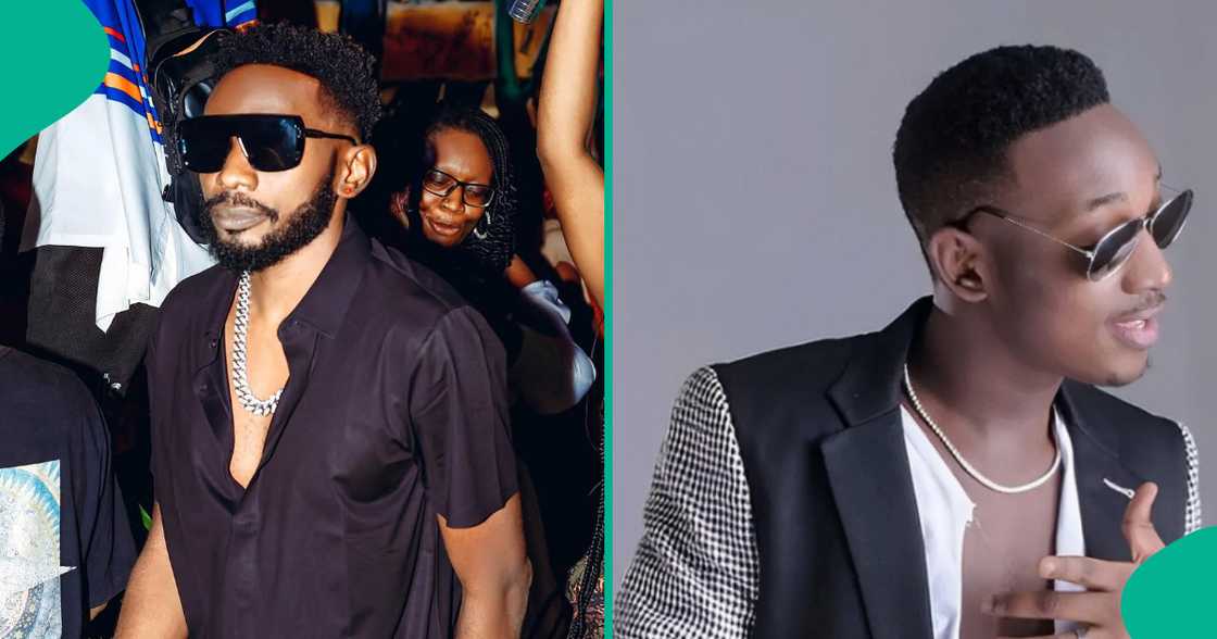 May D and Dammy Krane clash over Wizkid and Davido's fans on social media. May D and Dammy Krane clash over Wizkid and Davido's fans on social media.