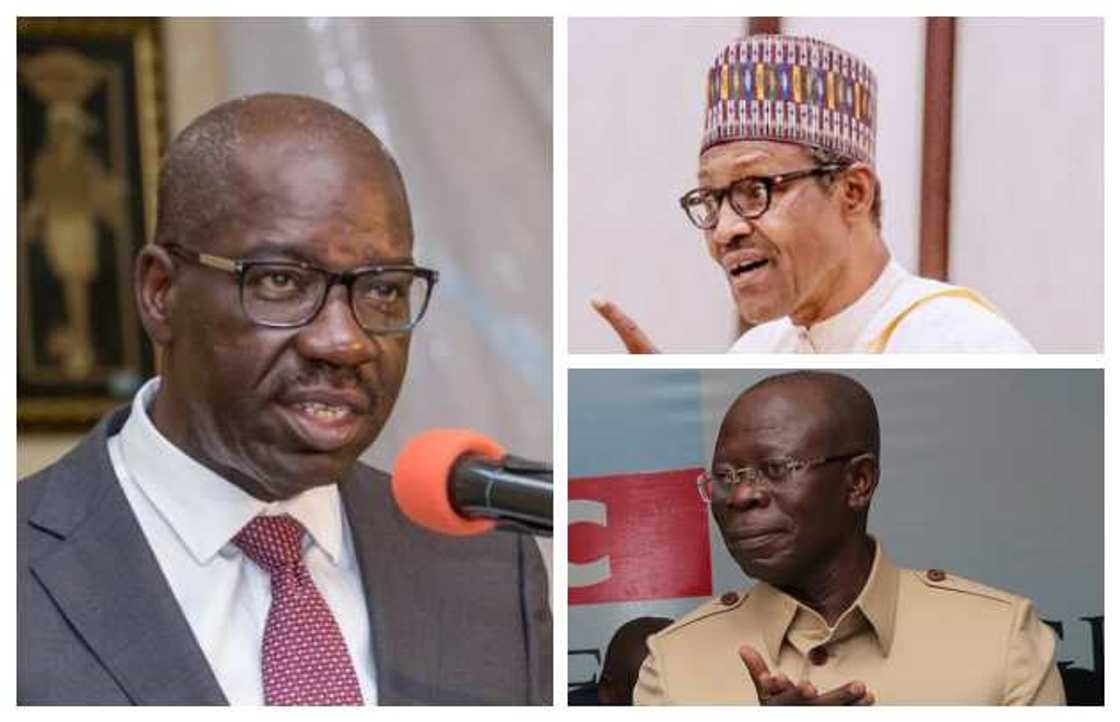 Oshiomhole na so ya hargitsa gwamnatina – Obaseki ya kai kukansa wajen Buhari Oshiomhole na so ya hargitsa gwamnatina – Obaseki ya kai kukansa wajen Buhari