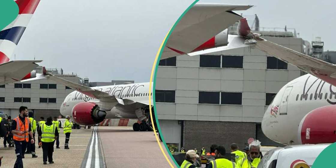 British Airways collides with Virgin Atlantic at Heathrow Airport in London, authority have swung into action British Airways collides with Virgin Atlantic at Heathrow Airport in London, authority have swung into action