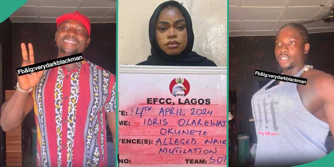 VeryDarkMan makes skit to taunt Bobrisky. VeryDarkMan makes skit to taunt Bobrisky.