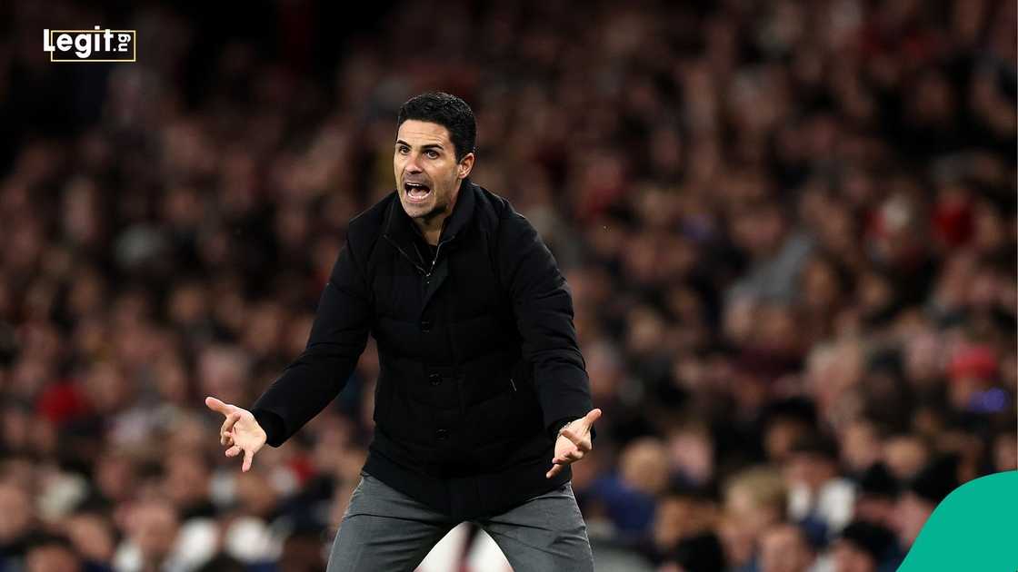 Arsenal, Mikel Arteta, Premier League, Tottenham Hotspur, Emirates Stadium, London, England. Arsenal, Mikel Arteta, Premier League, Tottenham Hotspur, Emirates Stadium, London, England.