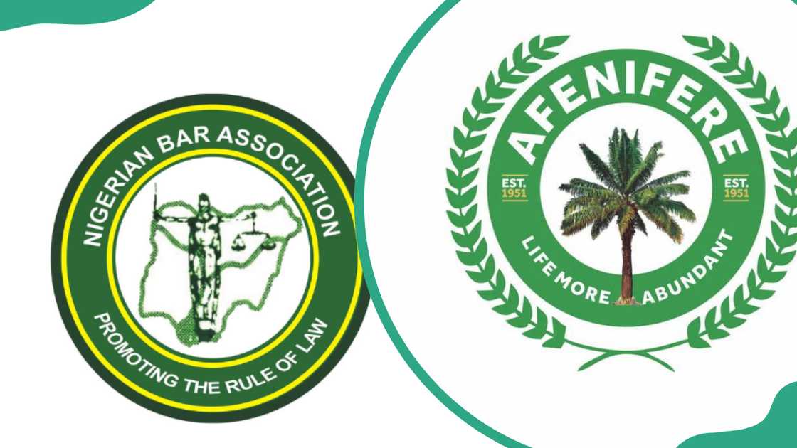 Nigerian Bar Association and the Afenifere logos.