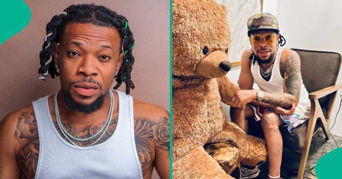 Rapper Mr Real goes unclad on social media. Rapper Mr Real goes unclad on social media.