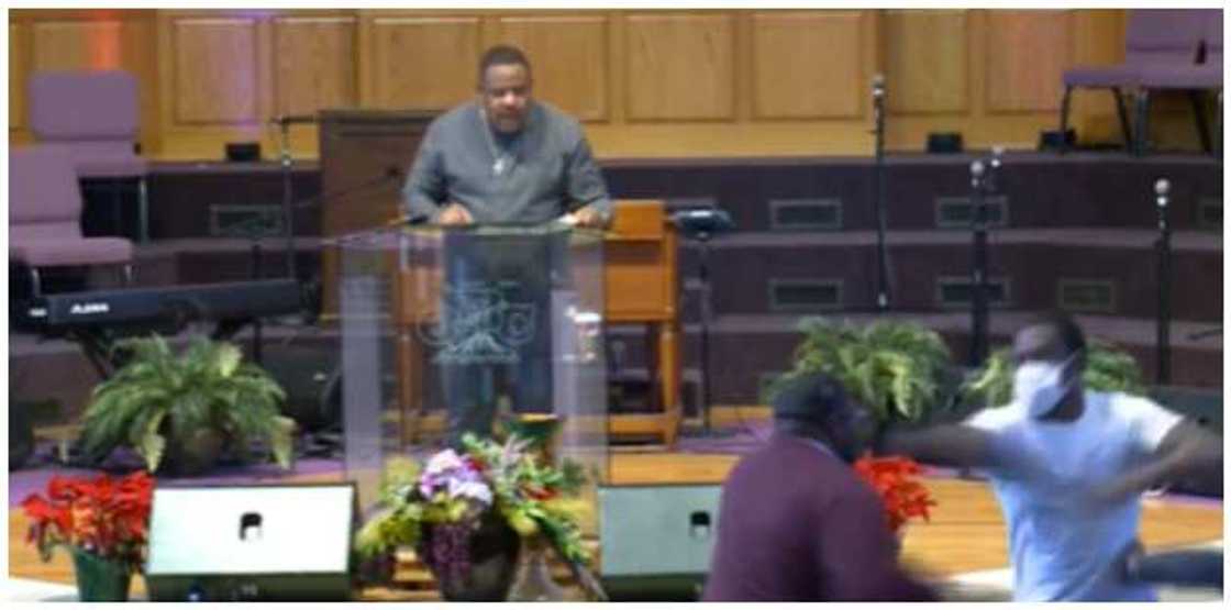Fight in Church Fight in Church