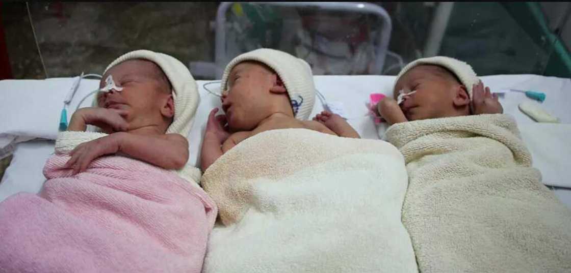 Mai shekaru 55 ta haifi santala-santalan yara har uku bayan tsawon jira na shekaru Mai shekaru 55 ta haifi santala-santalan yara har uku bayan tsawon jira na shekaru