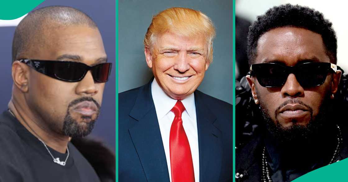 Kanye West appeals to trump to free Diddy in Twitter post.