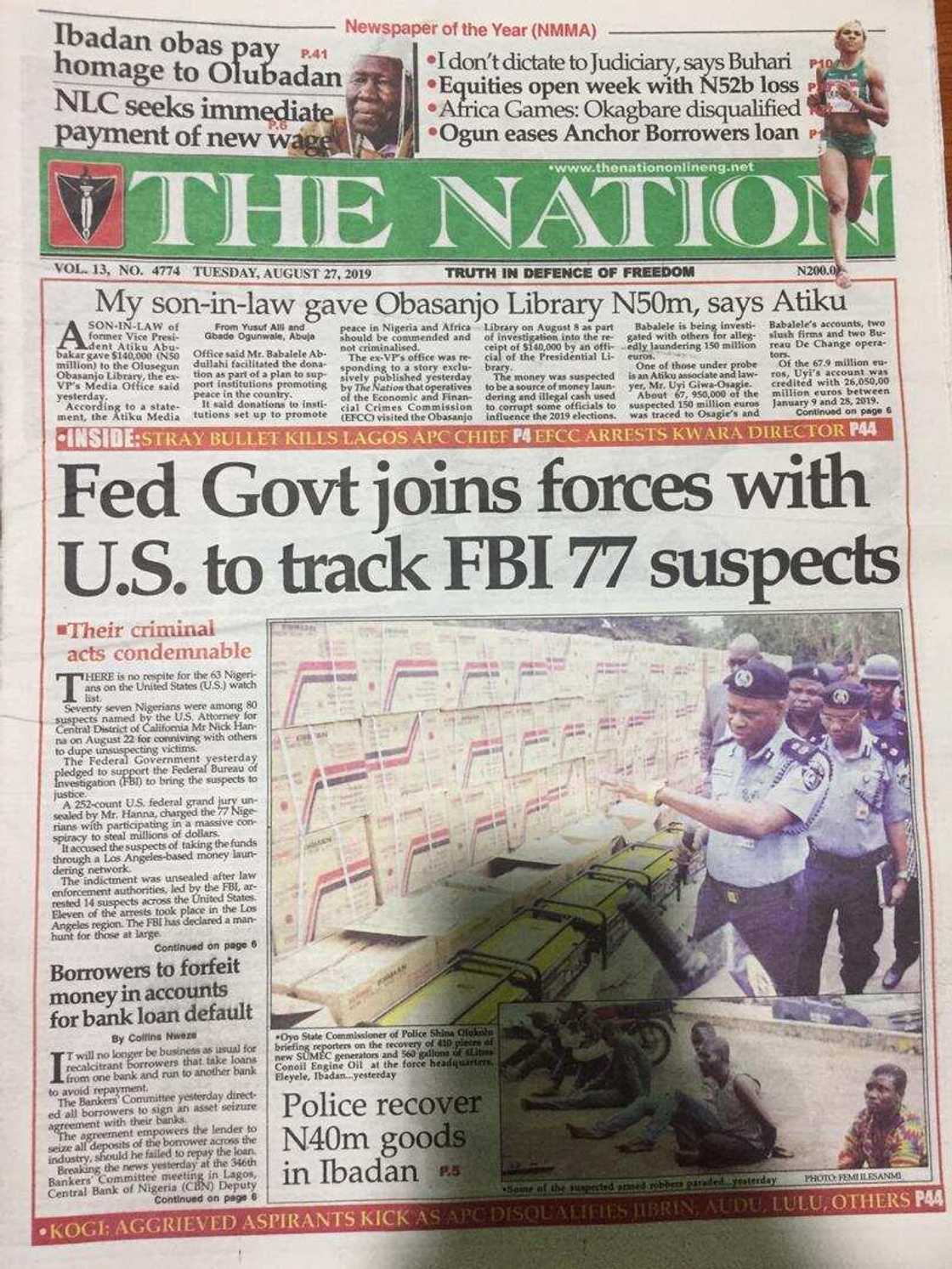 Nigerian newspaper review for August 27: Fresh worry over electricity tariff increase Nigerian newspaper review for August 27: Fresh worry over electricity tariff increase