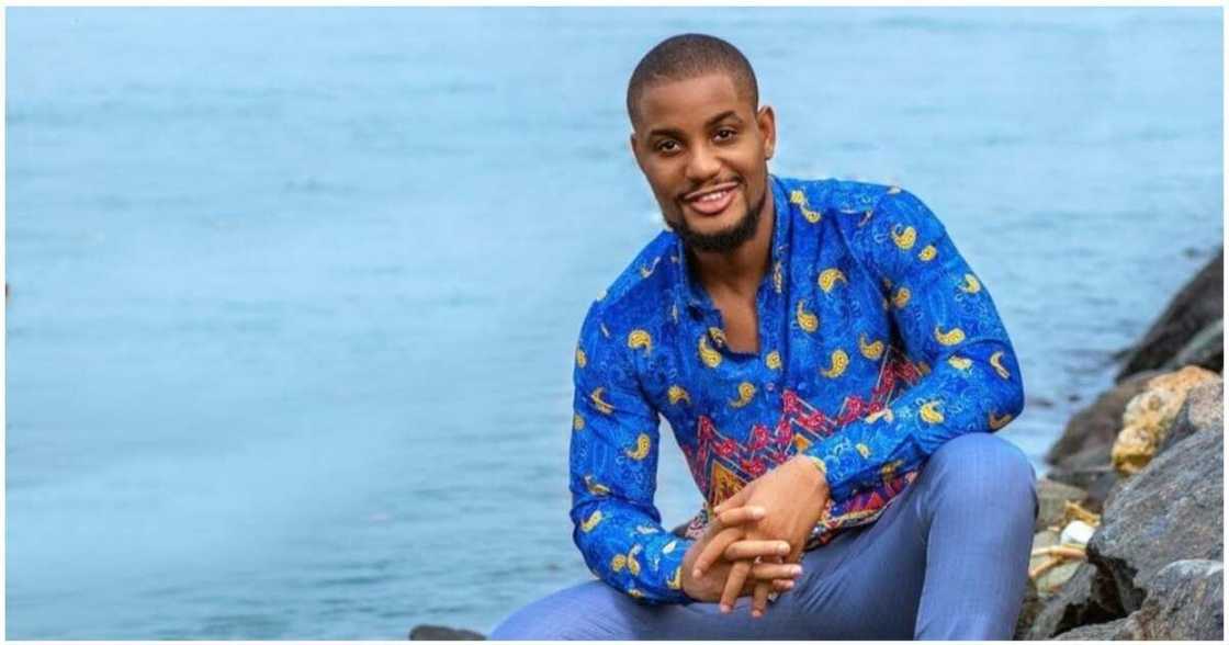 Alexx Ekubo's friend shows a clip of their video call and shares his religious beliefs.