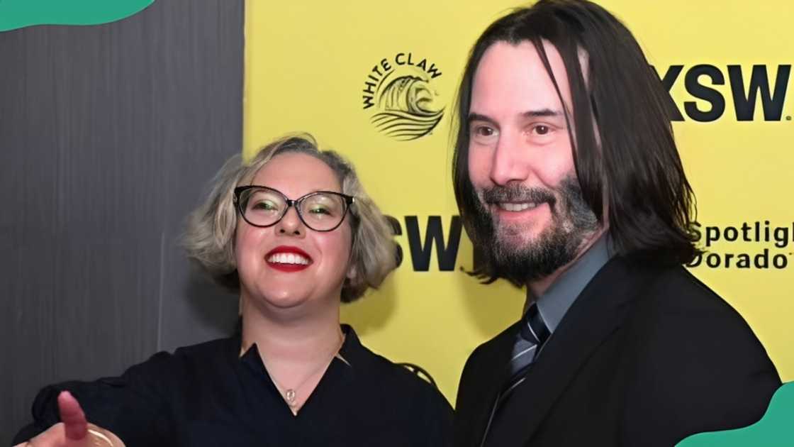 Karina Miller and Keanu Reeves