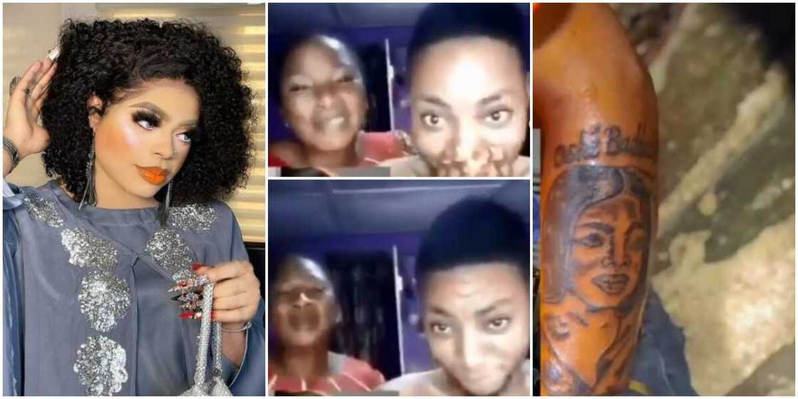 Good morning ma: Nigerian mum greets Bobrisky as she begs crossdresser to appreciate her son who got tattoo Good morning ma: Nigerian mum greets Bobrisky as she begs crossdresser to appreciate her son who got tattoo